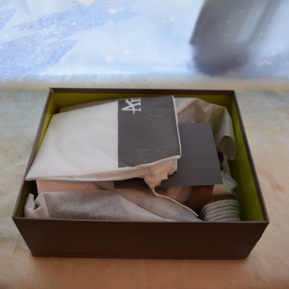 Antelope Greige Ankle-Strap Leather Sandal in Luxe Leather $225 - Picture 3 of 13